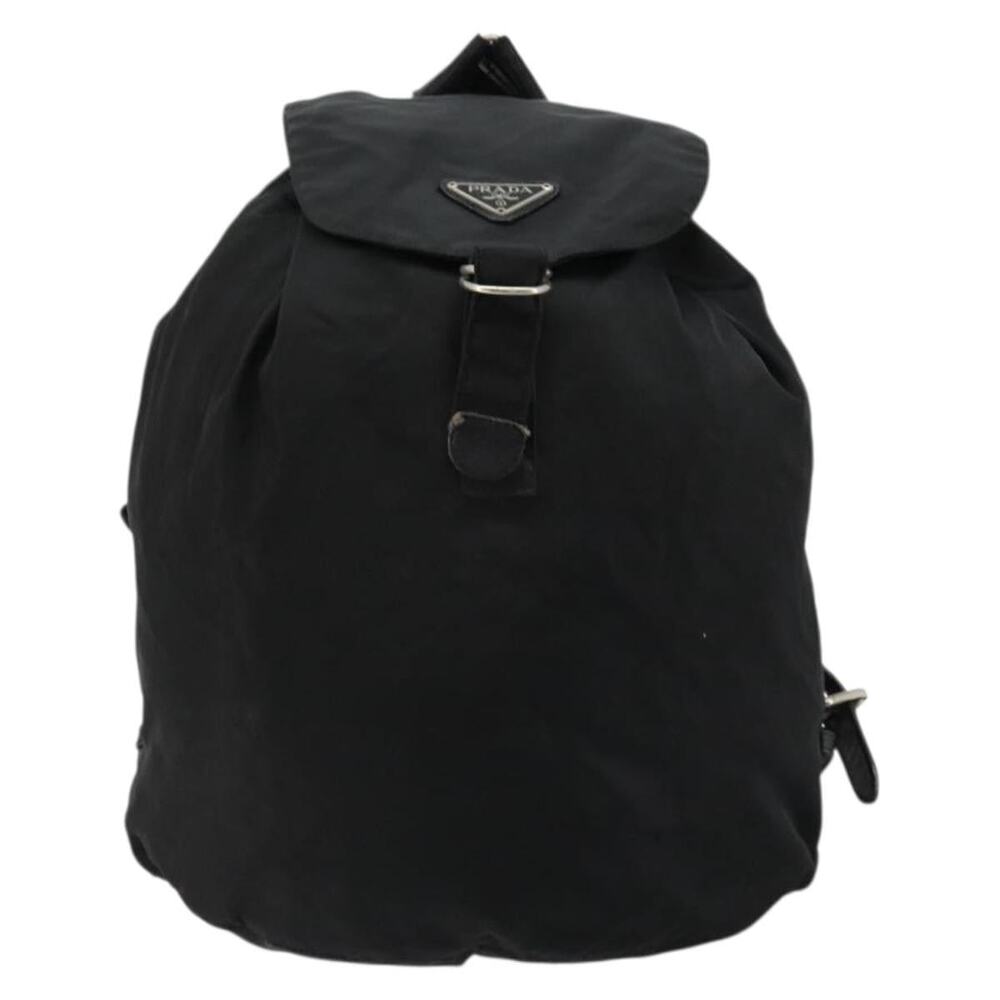 Prada Nylon Backpack Silver